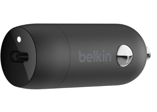 Belkin 30W USB-C PD Car Charger with PPS Technology, Black