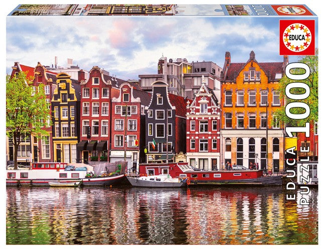 Educa Puzzle 9218458 - Dancing houses - 1000 piece puzzle