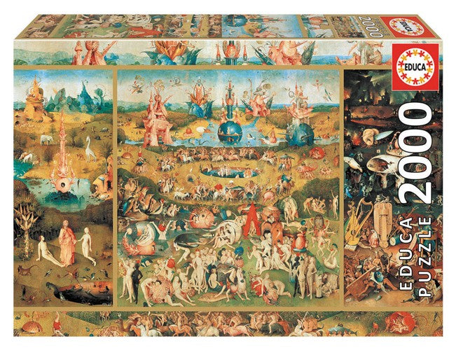 Educa Puzzle 9218505 - The garden of delights - 2000 piece puzzle
