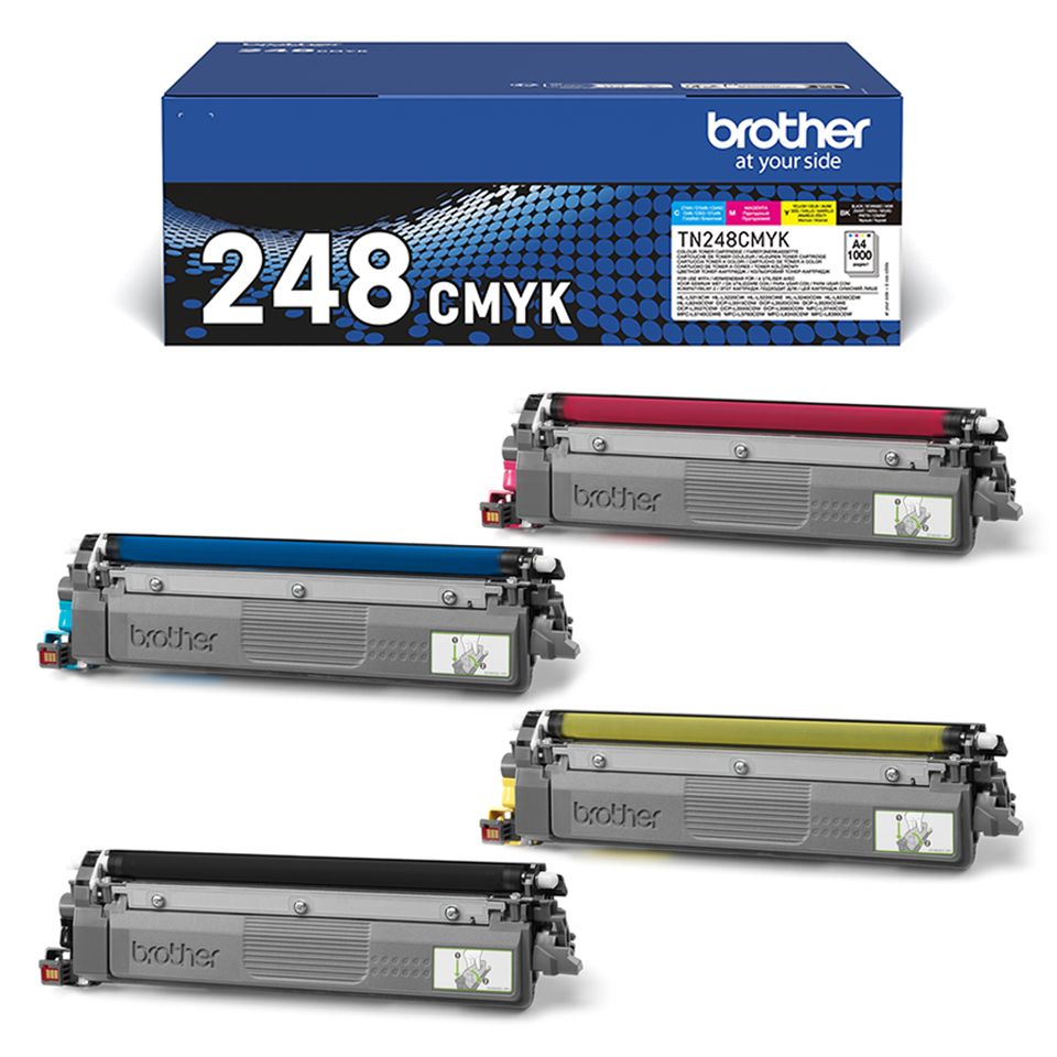 Brother Toner Multipack TN248VAL Black, Yellow, Cyan, Magenta