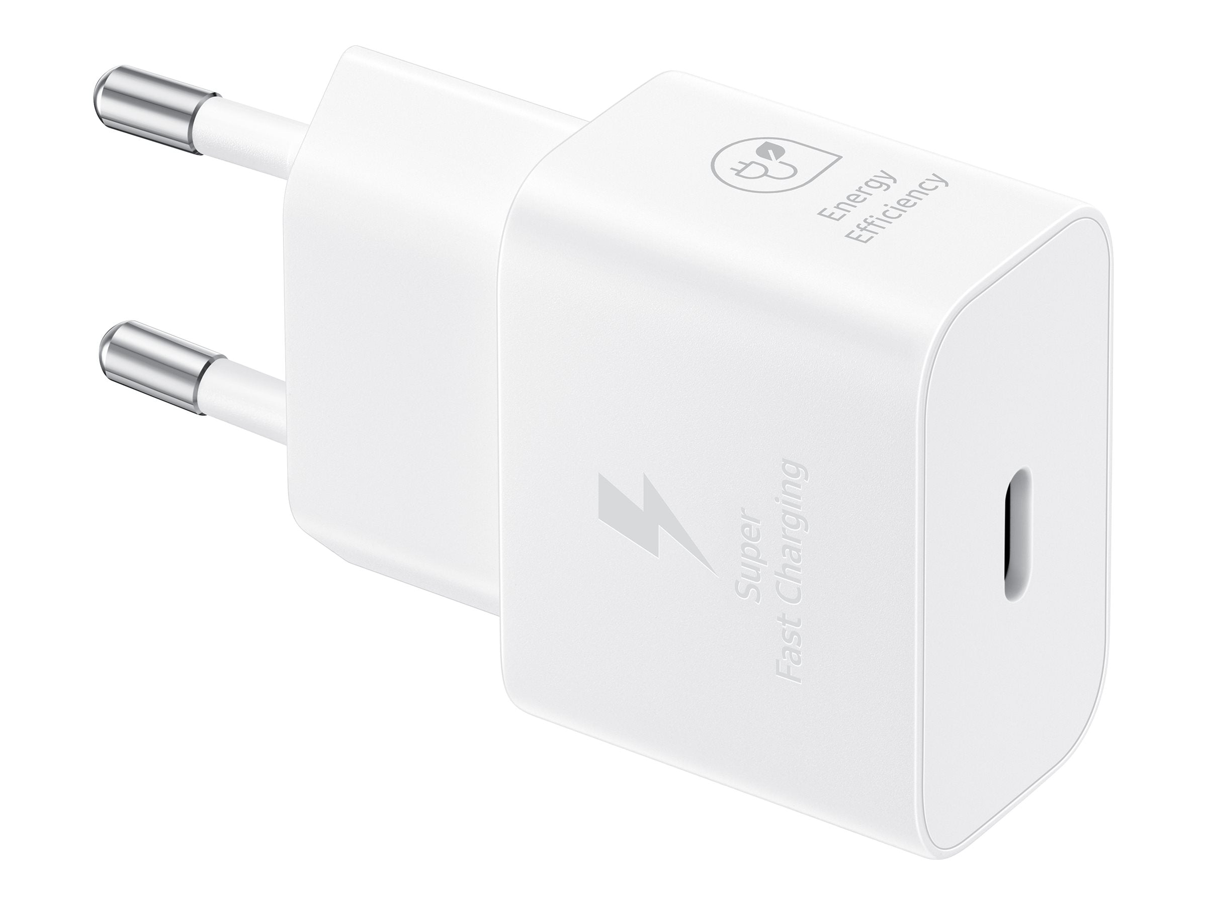 Samsung Fast Charger, USB-C, 25W without data cable, White