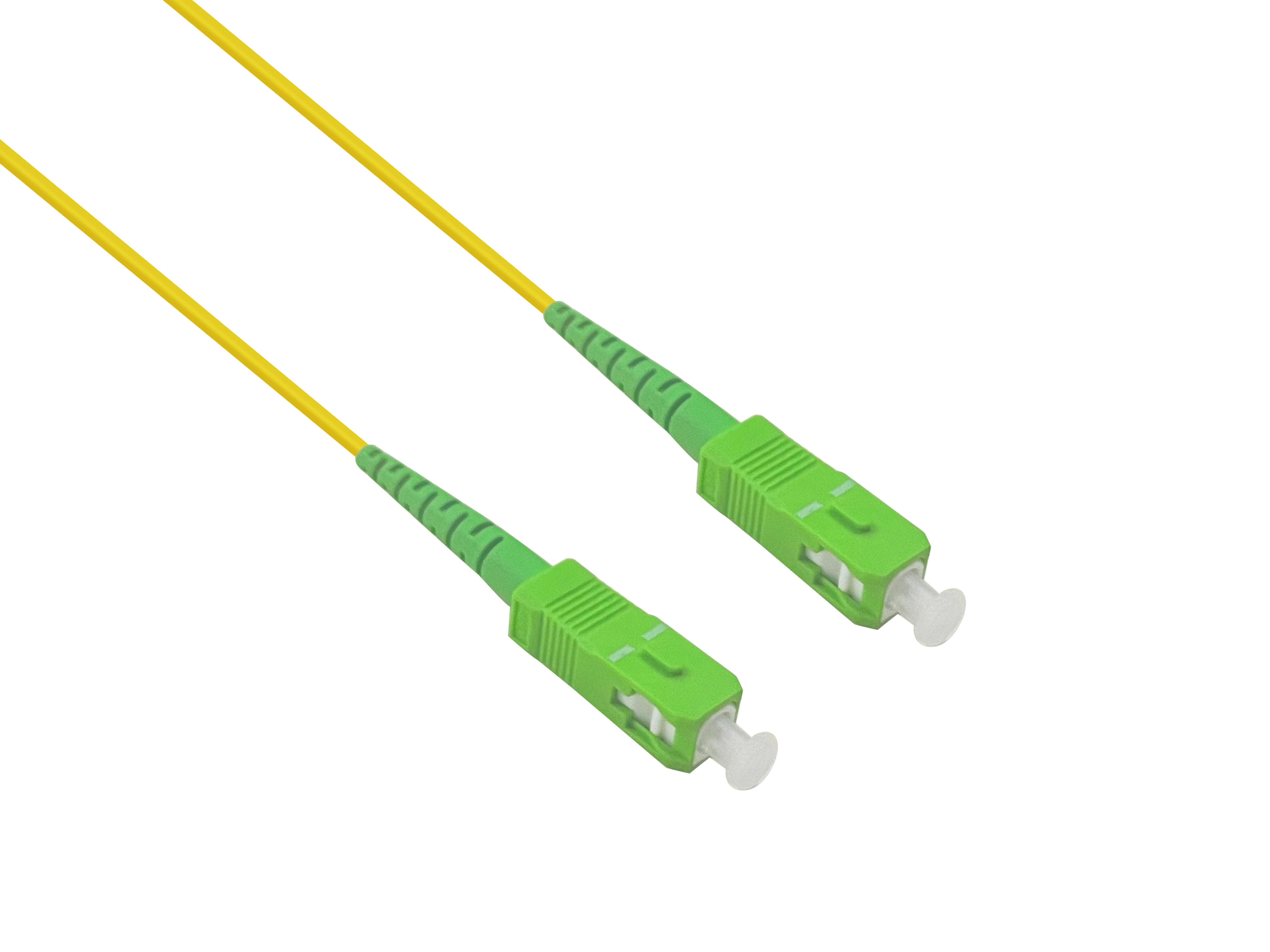 Helos fiber optic simplex patch cable SC/APC-SC/APC G657 9/125µm OS2, 20m