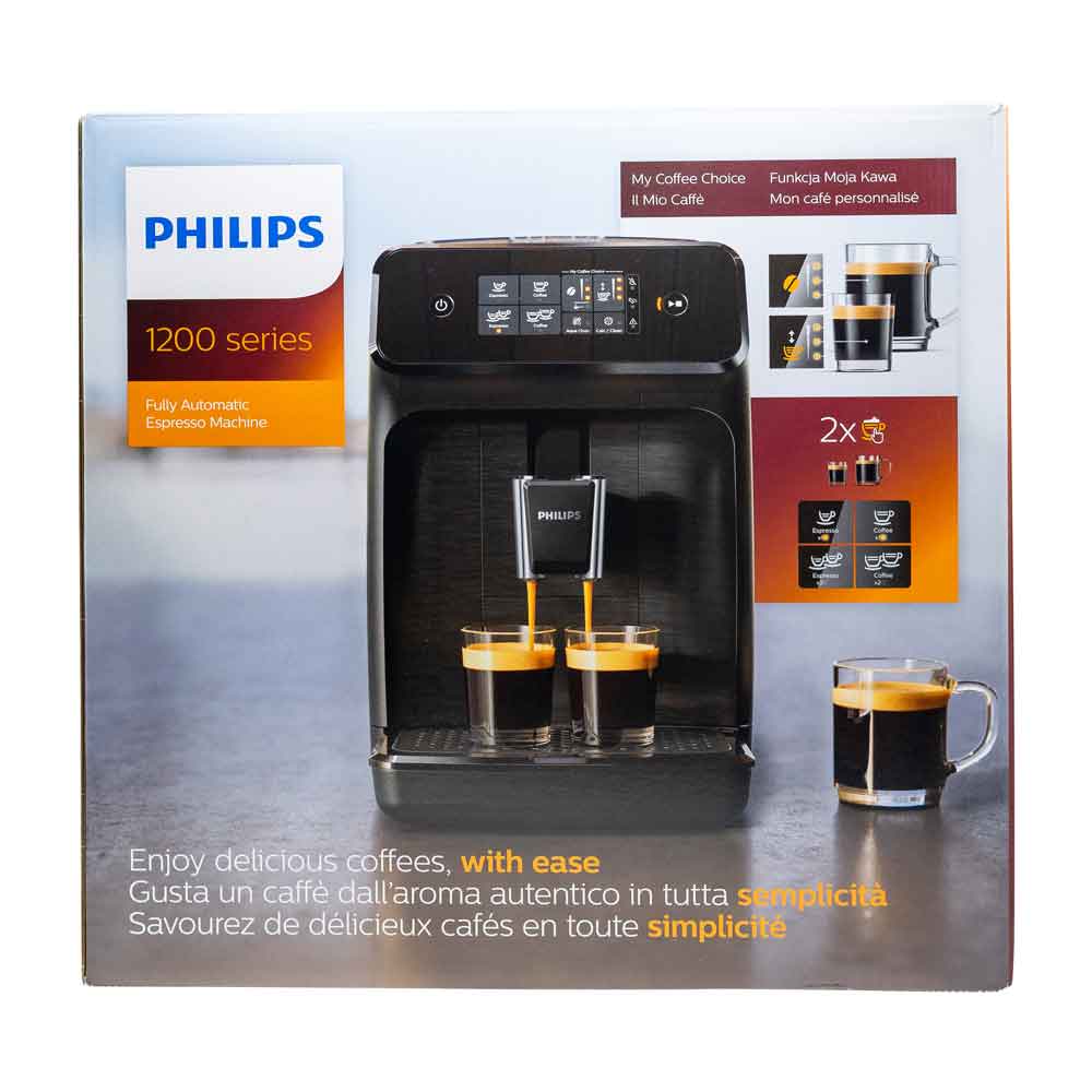 Philips Automatic Coffee Machine Series 1200 EP1200/00 Black