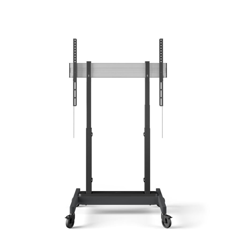 Vogels RISE 3205 trolley with motorized display lift - single wheel - black
