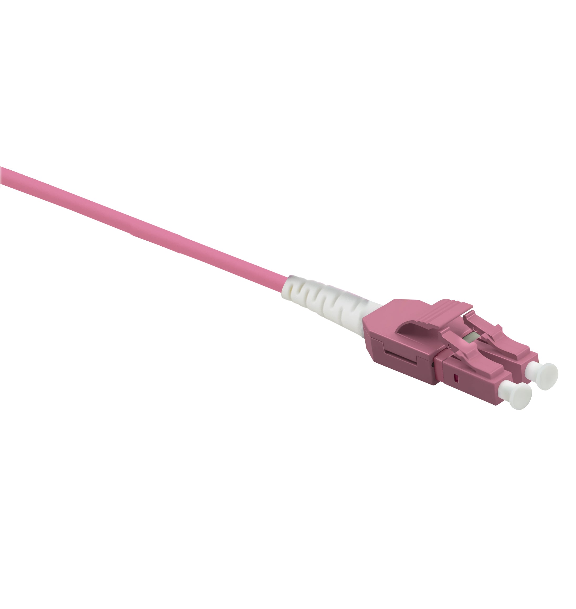 Helos fiber optic patch cable Uniboot LC/LC Duplex 50/125µm OM4 2.0m