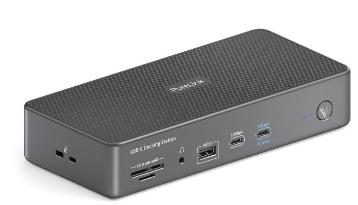 PureLink Vuelogic - 18-in-1 USB-C DisplayLink Docking St - D230DL - Quad Display