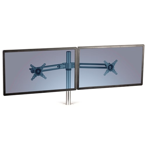 Fellowes double monitor arm Lotus silver