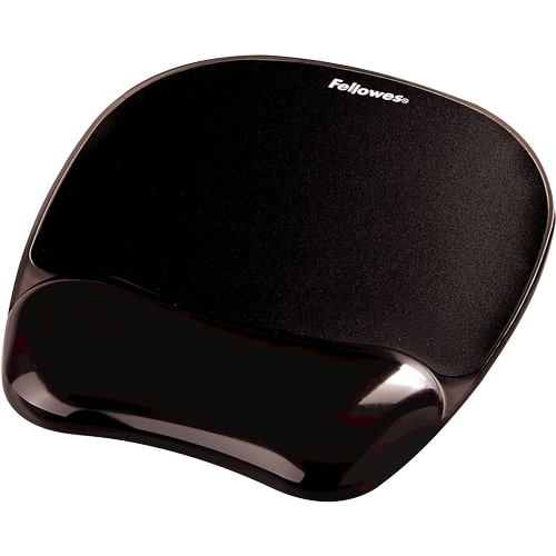 Fellowes Crystal Gel wrist rest black