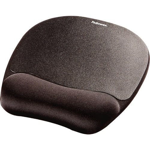 Fellowes wrist rest with mouse pad memory foam black