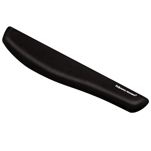 Fellowes Keyboard/Wrist Rest PlushTouch Black