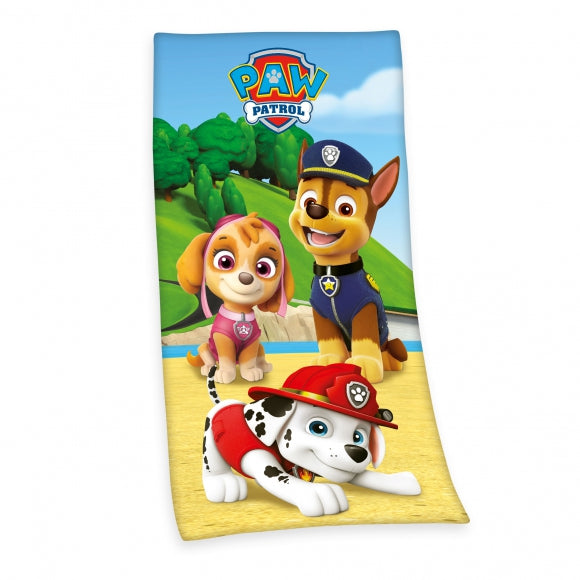 Paw Patrol - Velours Bath Towel - 75 x 150 cm