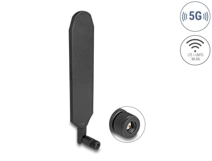 Delock 5G LTE Antenne SMA Stecker 3 dBi omnidirektional