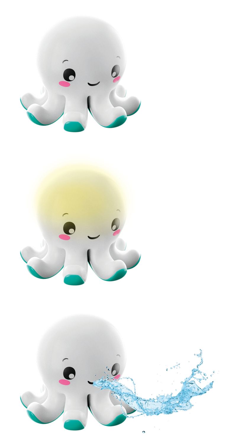 Baby Clementoni 59233 - Baby Octopus, Bath Toy