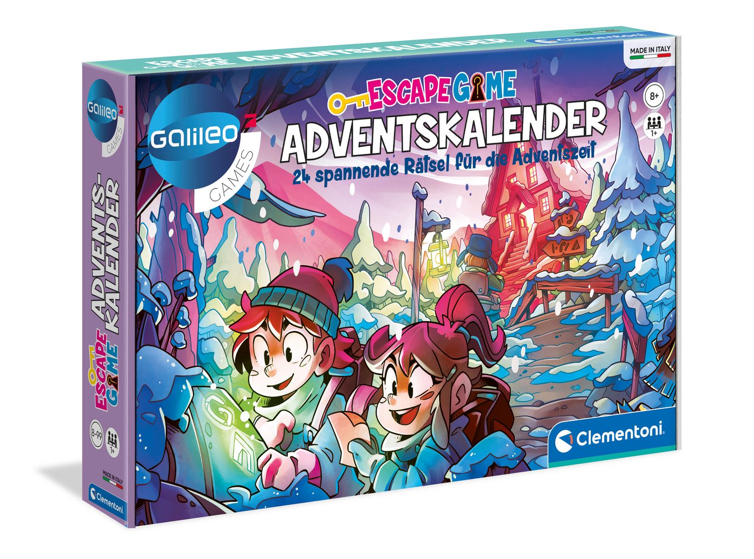 Clementoni 59251- Galieo - Escape Game - Advent Calendar