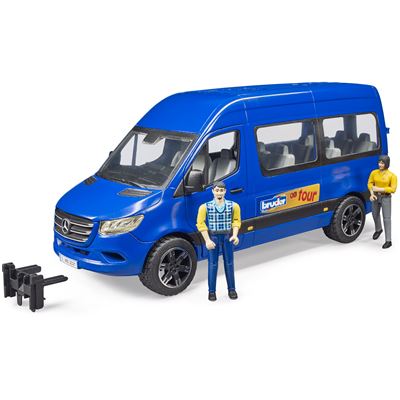 Bruder 02670 - MB Sprinter Transfer with driver and passenger, 1:16