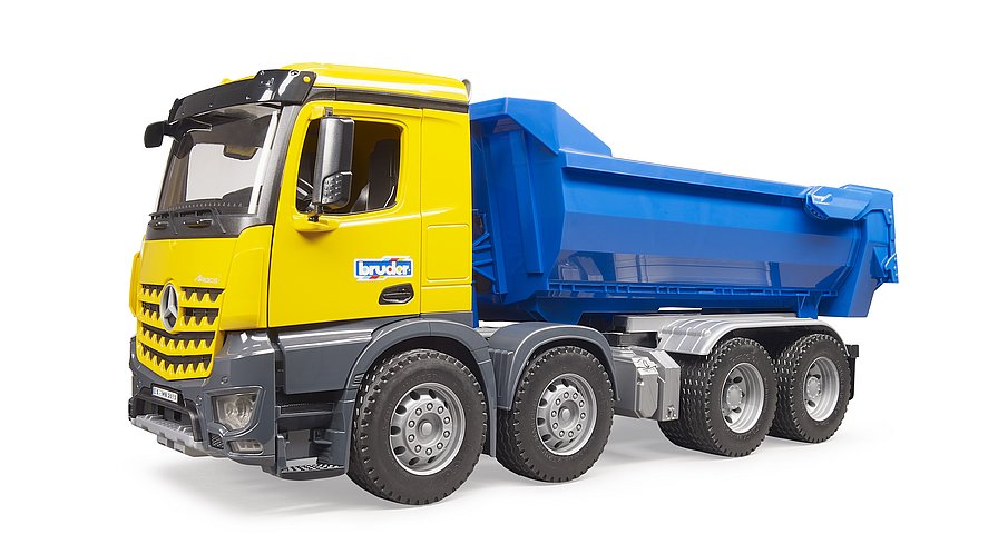 Bruder 03623- Mercedes-Benz Arocs Halfpipe Tipper Truck, 1:16