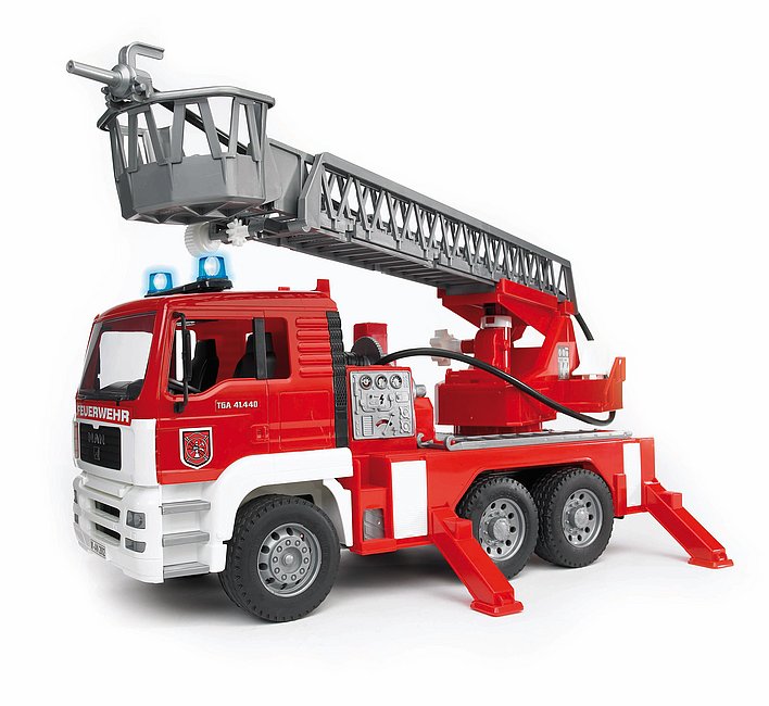Bruder 02771 - MAN TGA fire brigade with turntable ladder, 1:16
