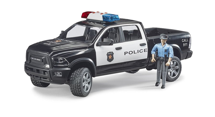 Bruder 02505 - RAM 2500 Police Pickup with Policeman, 1:16