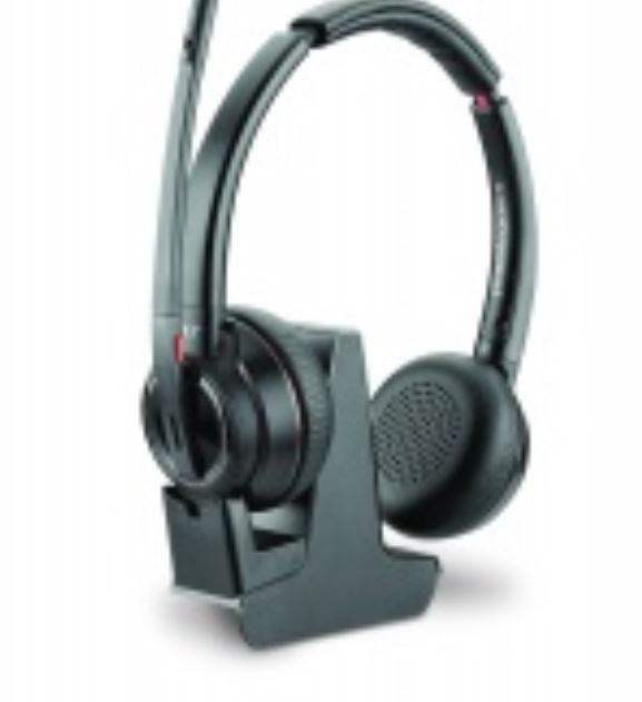 HP Poly replacement headset including charging attachment for Savi 8220 without base