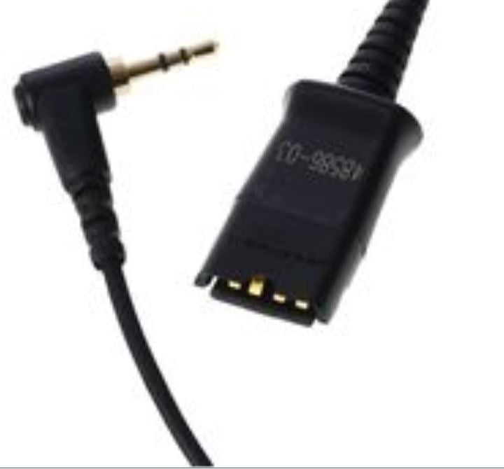 HP Poly headset adapter QD/2.5mm jack