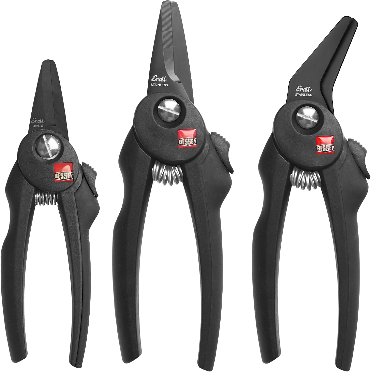 BESSEY Combi-Set-A, special offer set with 3 combi scissors, Limited Black Edition