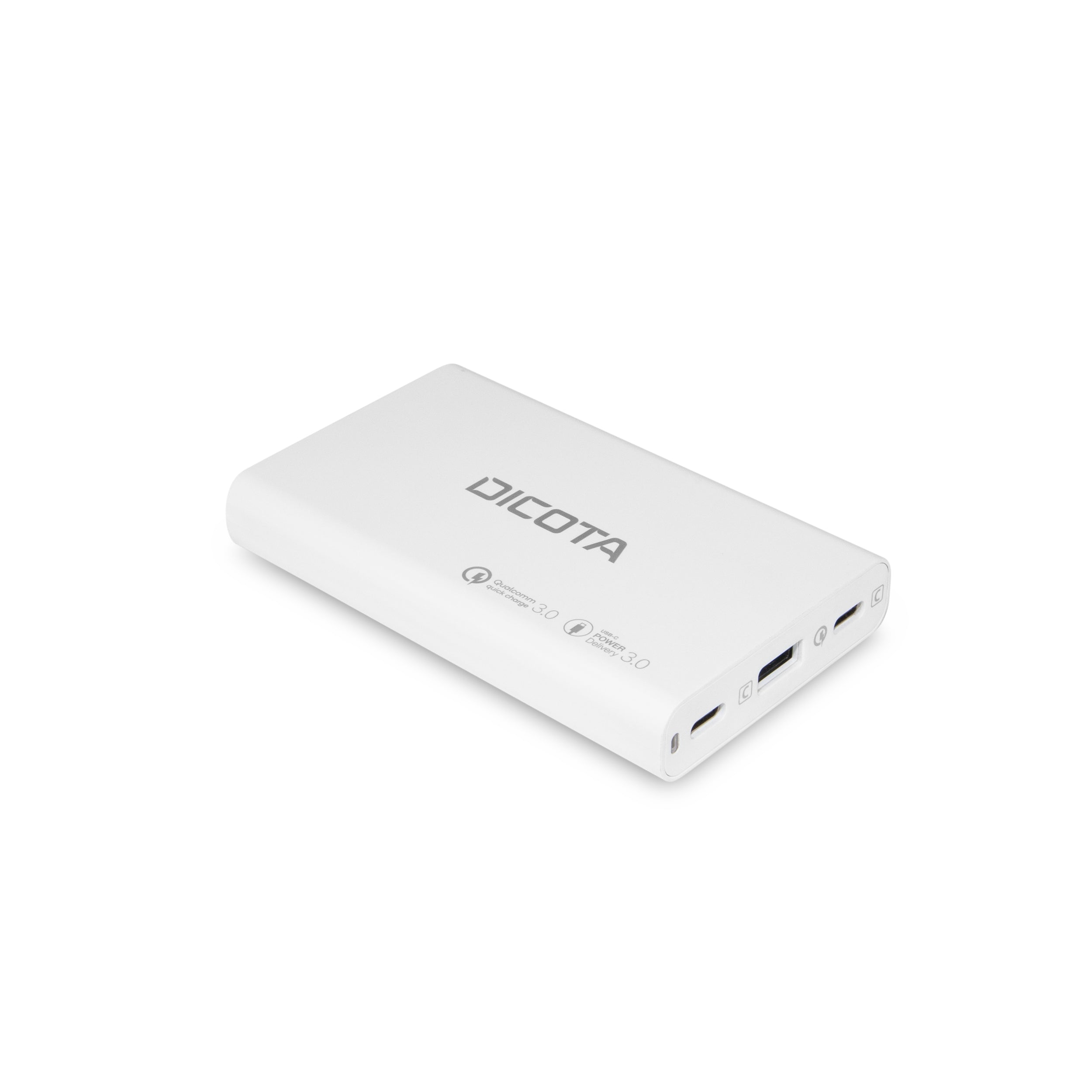 Dicota 3-Port Laptop Charger Universal (65W) white