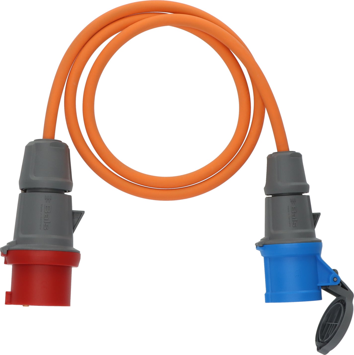 Brennenstuhl camping adapter with 400V/16A CEE plug and CEE coupling, 1.5m