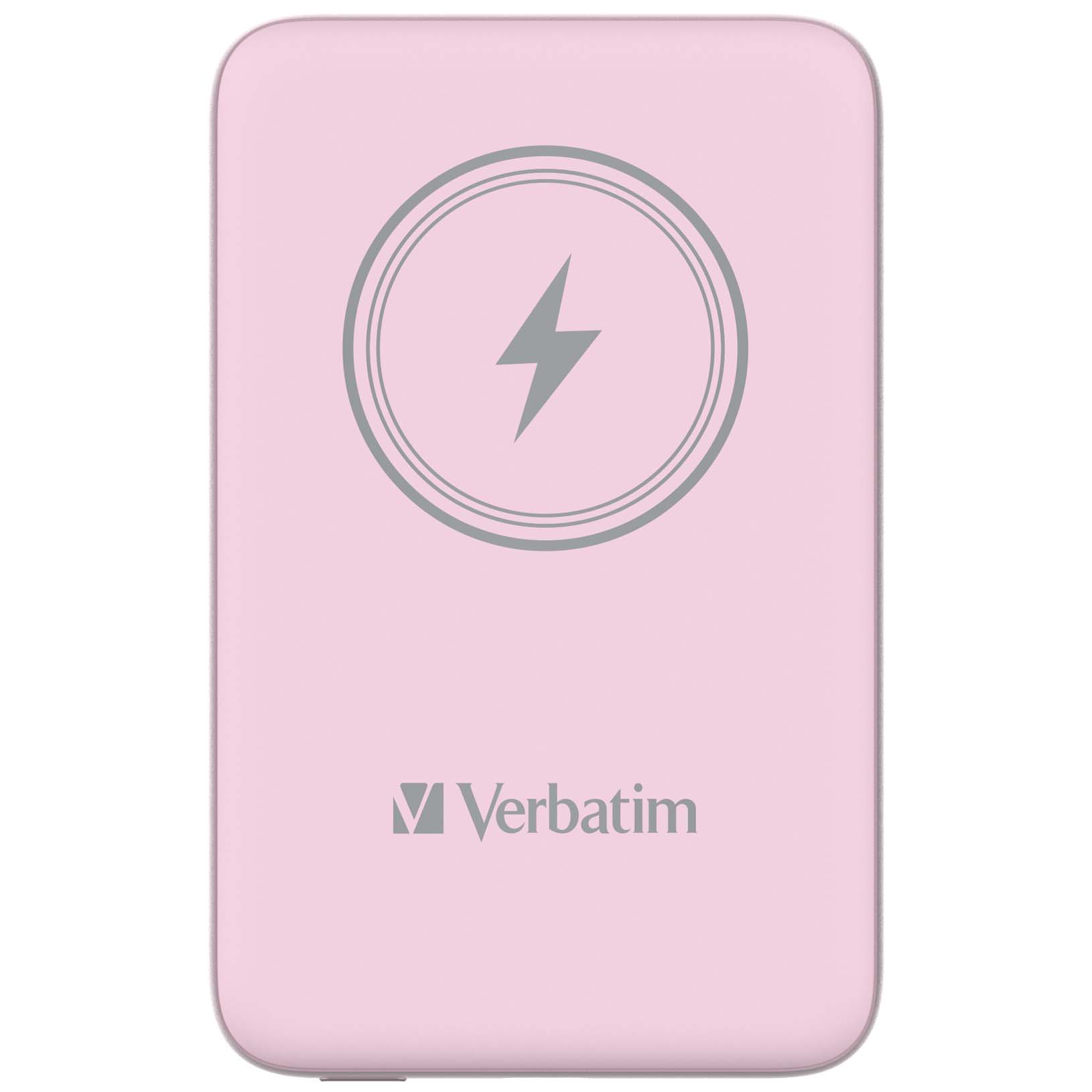 Verbatim Charge 'n' Go Magnetic Power Bank 10000 mAh pink