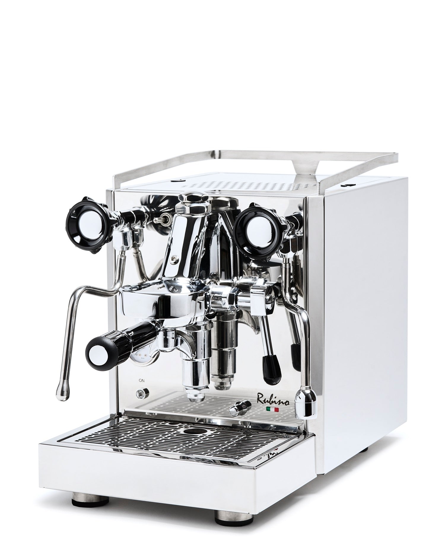 Quick Mill Rubino Edelstahl Siebträgermaschine Espressomaschine