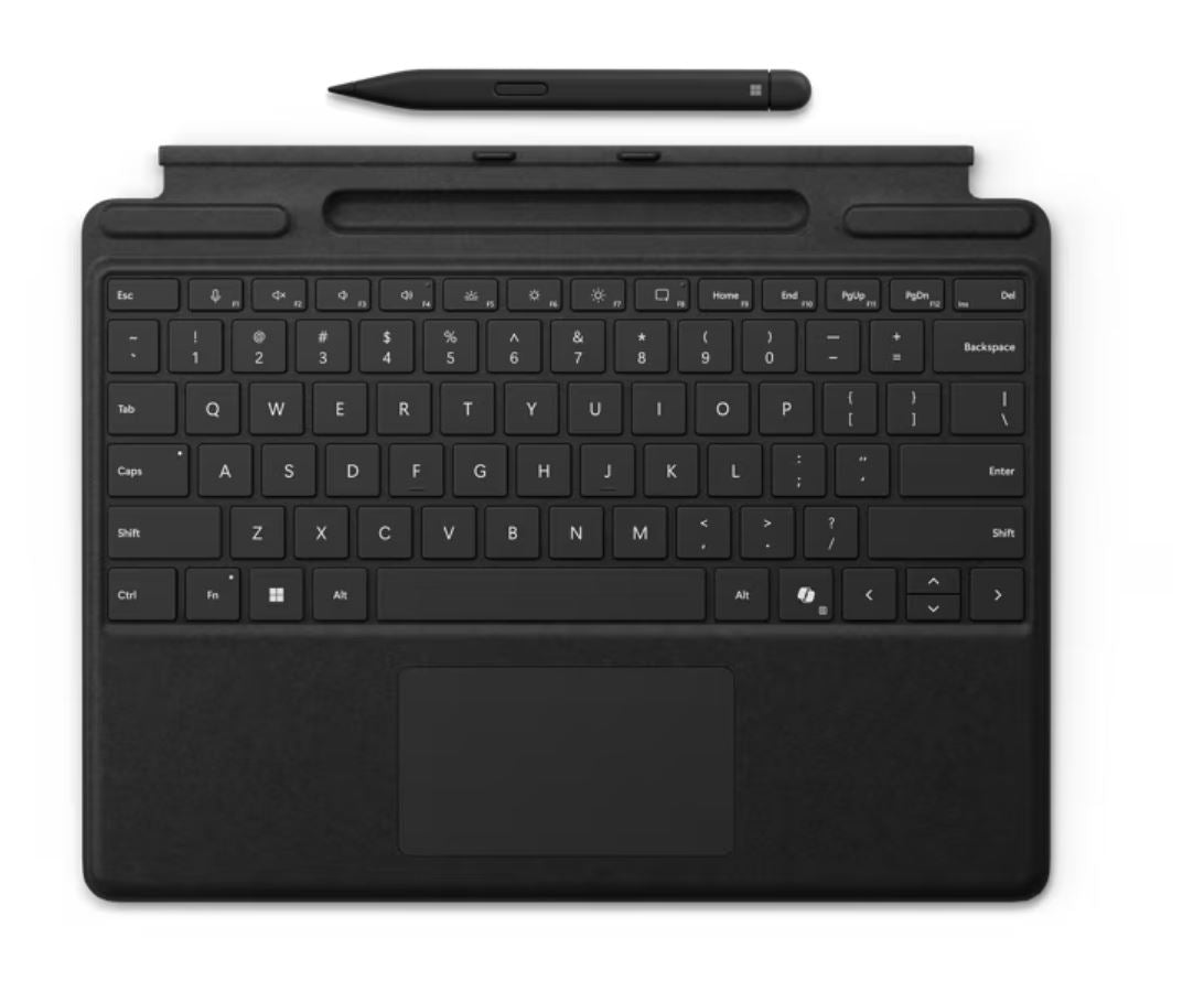 Microsoft Surface Pro Type Cover with Slim Pen for Surface Pro 10 black