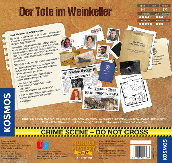 Kosmos 682163 - Murder Mystery Case File - The Dead Man in the Wine Cellar