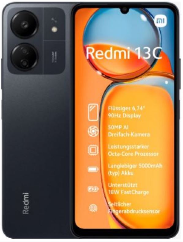 Xiaomi Redmi 13C 5G 128GB black