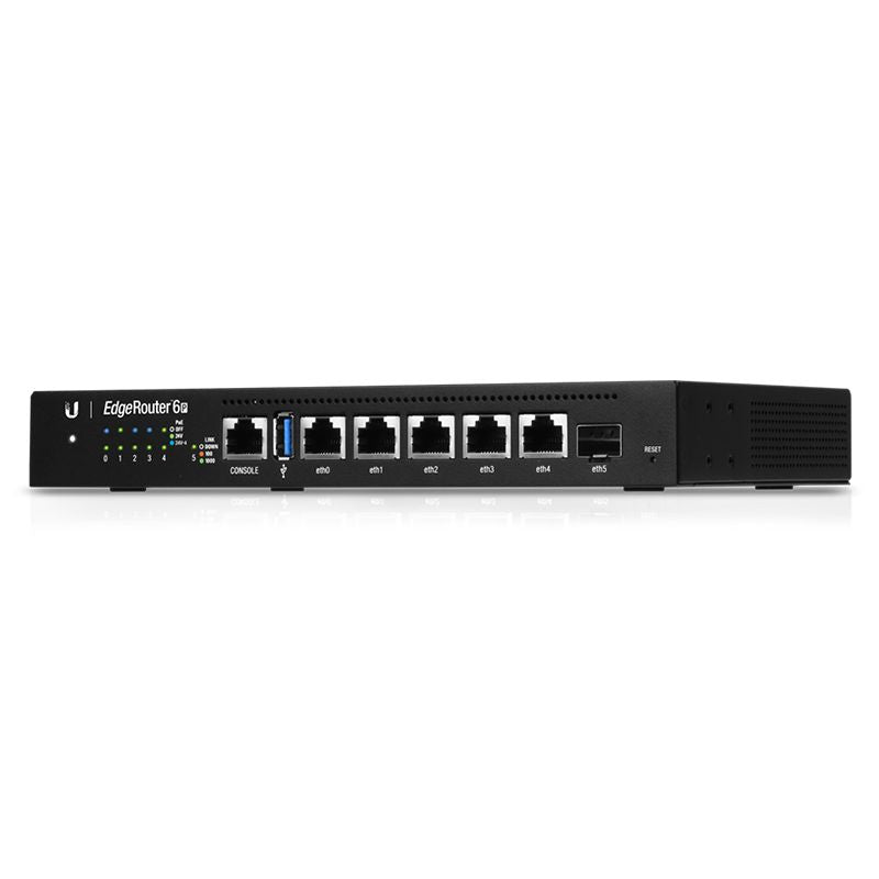 Ubiquiti EdgeRouter 6, ER-6P, 5x PoE GbE 1x SFP 24W Budget