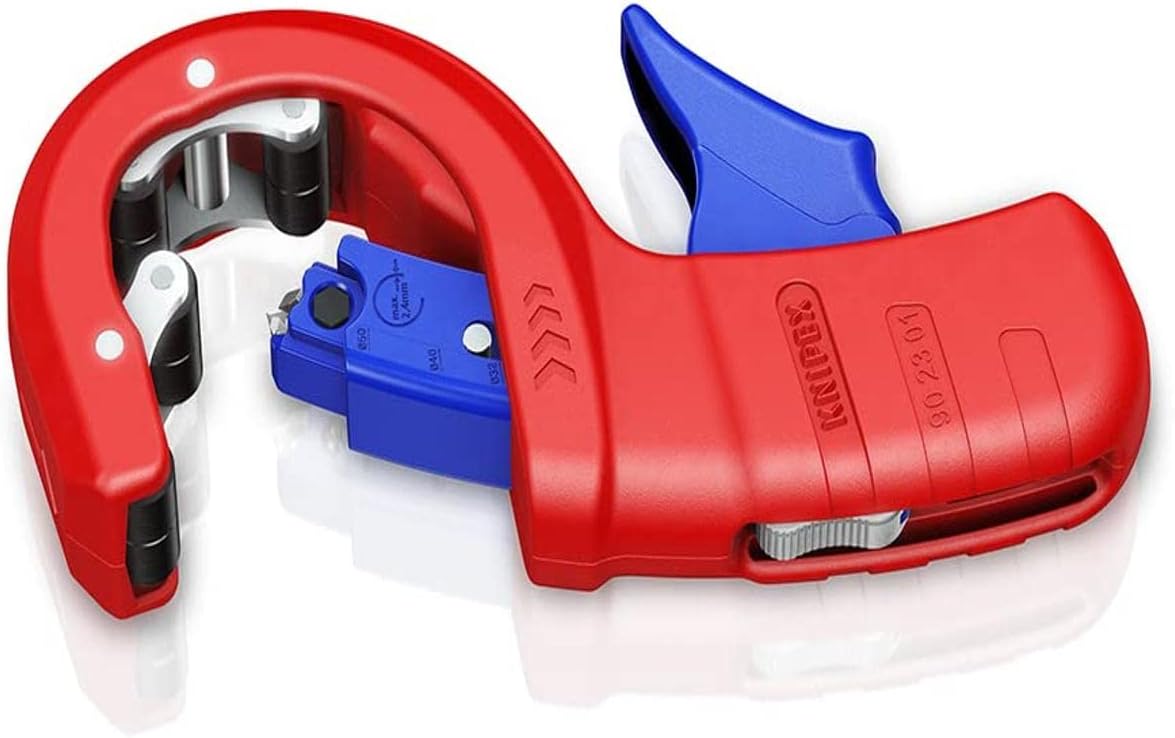 KNIPEX pipe cutter DP50, pipe cutter for plastic drain pipes