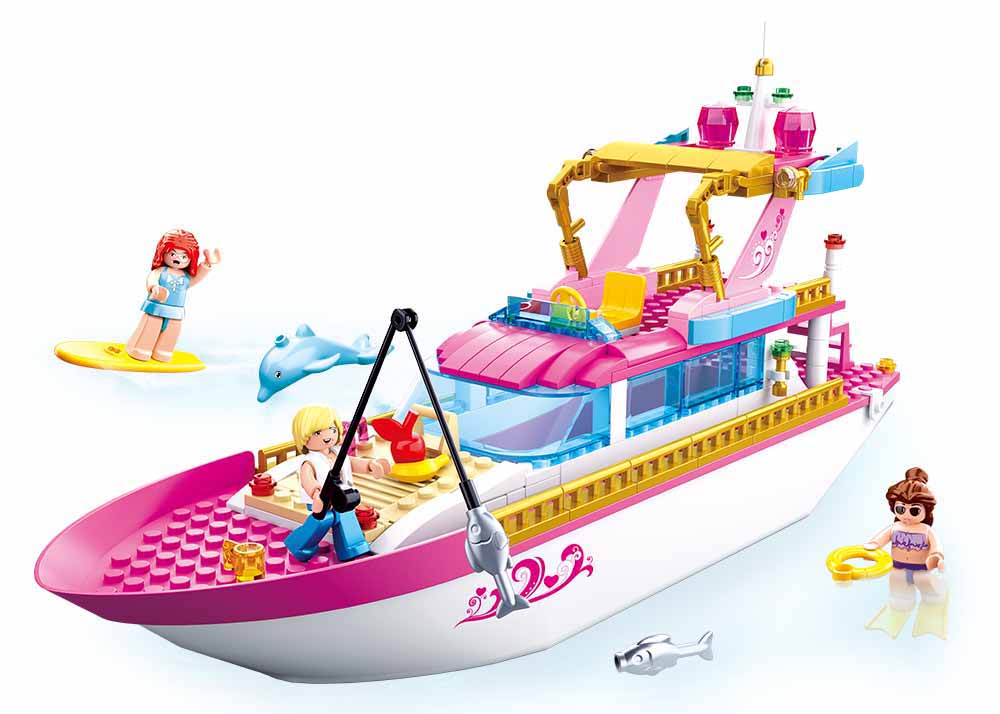 Sluban M38-B0722 - Girl's Dream - Luxus Yacht