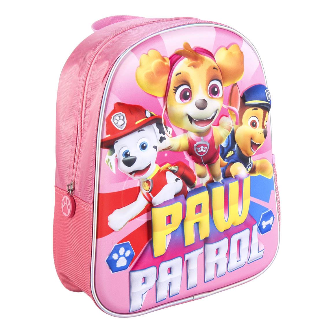 Paw Patrol - 3D backpack 31 cm pink