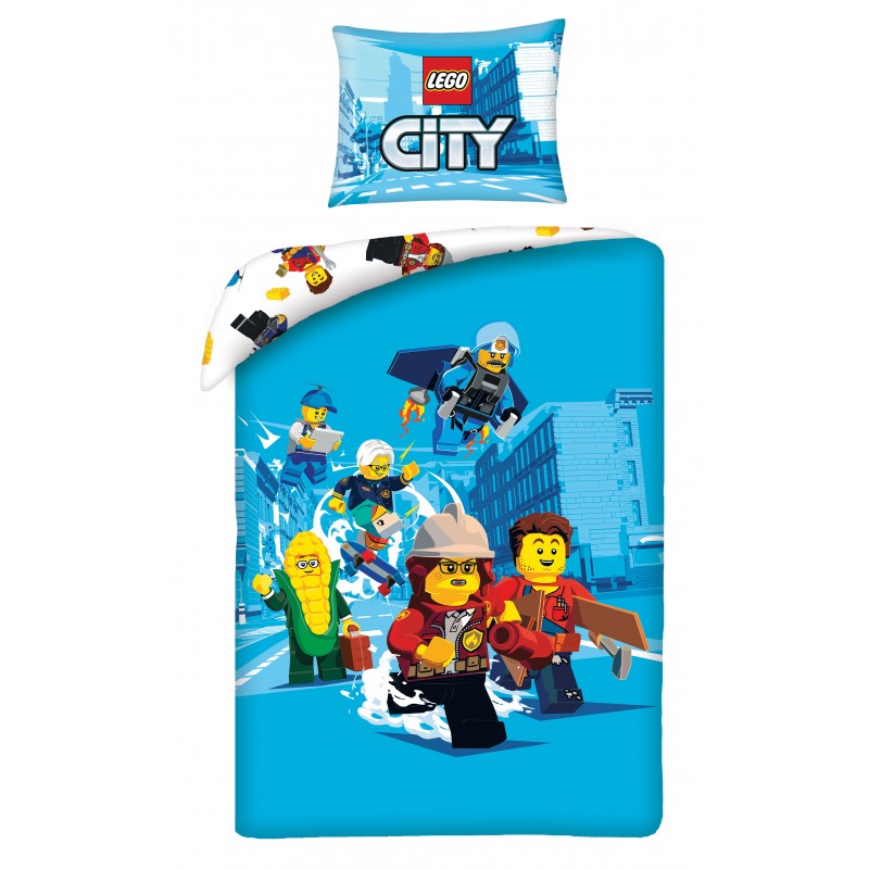 Lego City - bed linen - 140 x 200 cm + 70 x 90 cm