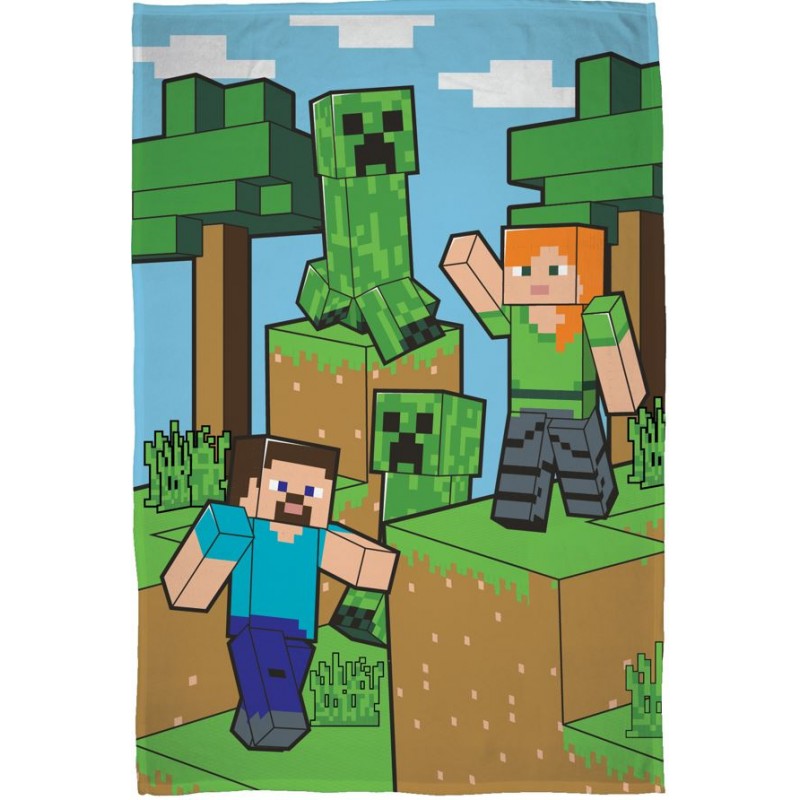 Minecraft - fleece blanket 100 x 150 cm