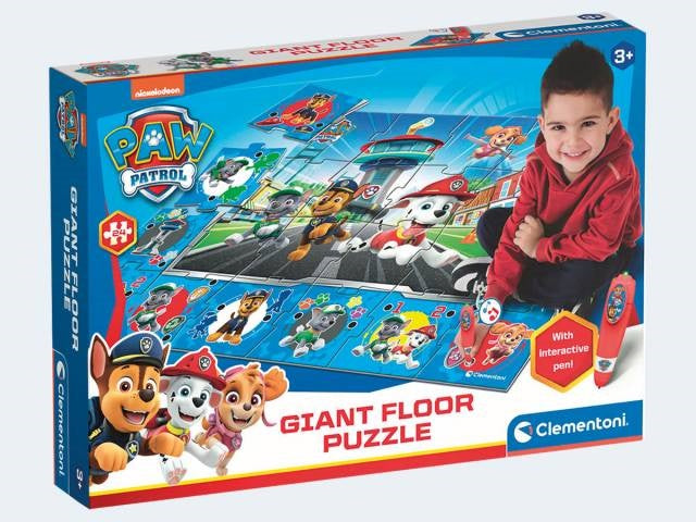Clementoni 61970 - Quiz Floor Puzzle Paw Patrol (Boys)