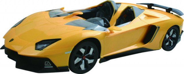 RC Lamborghini Aventador Jota yellow - car model