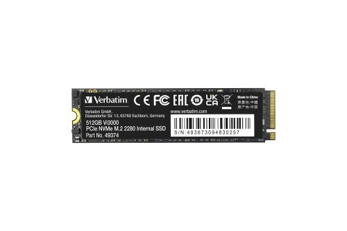 Verbatim M.2 SSD Vi3000 PCIe NVMe 512GB