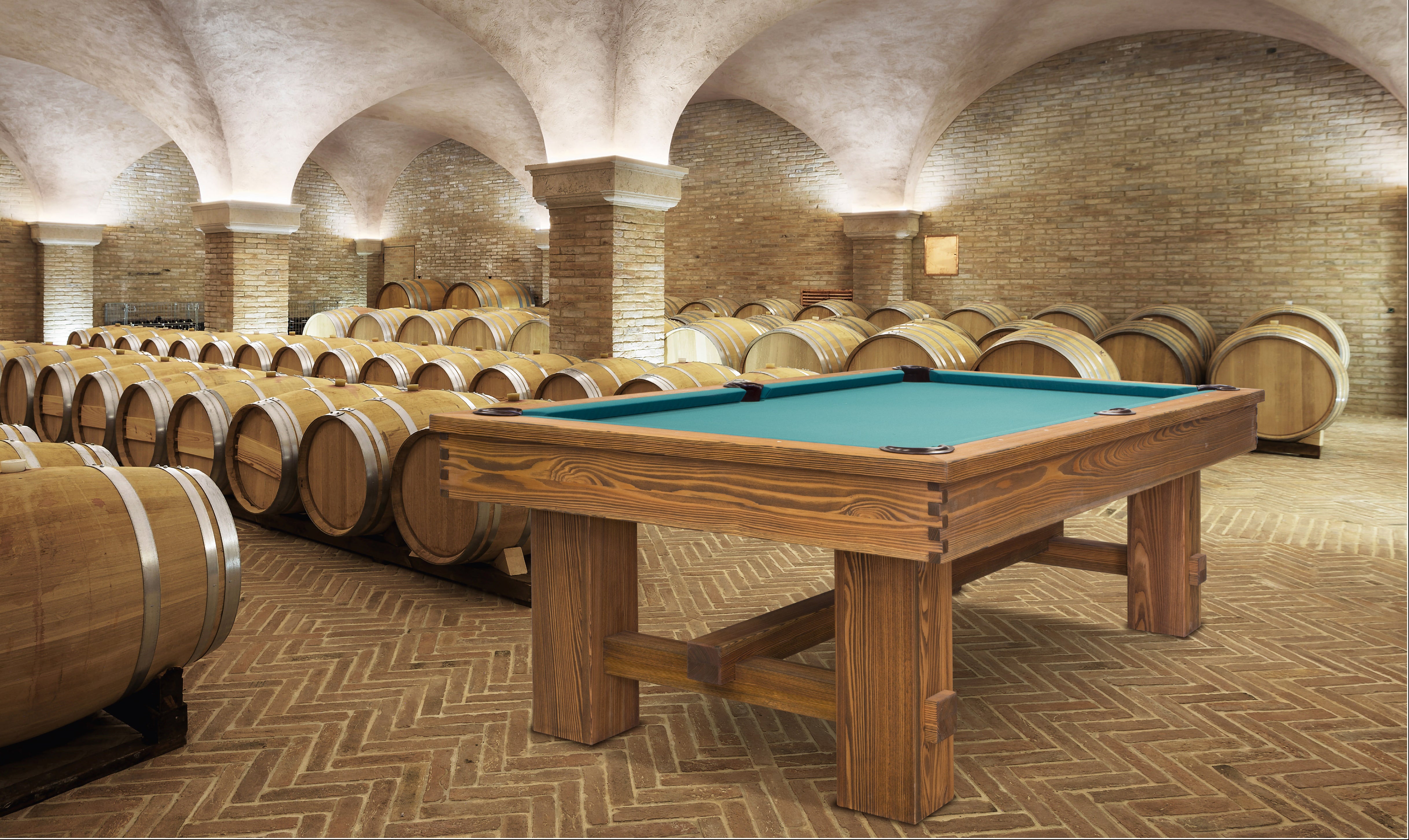 Billard Madison 8ft. Cherry 1-piece Slate