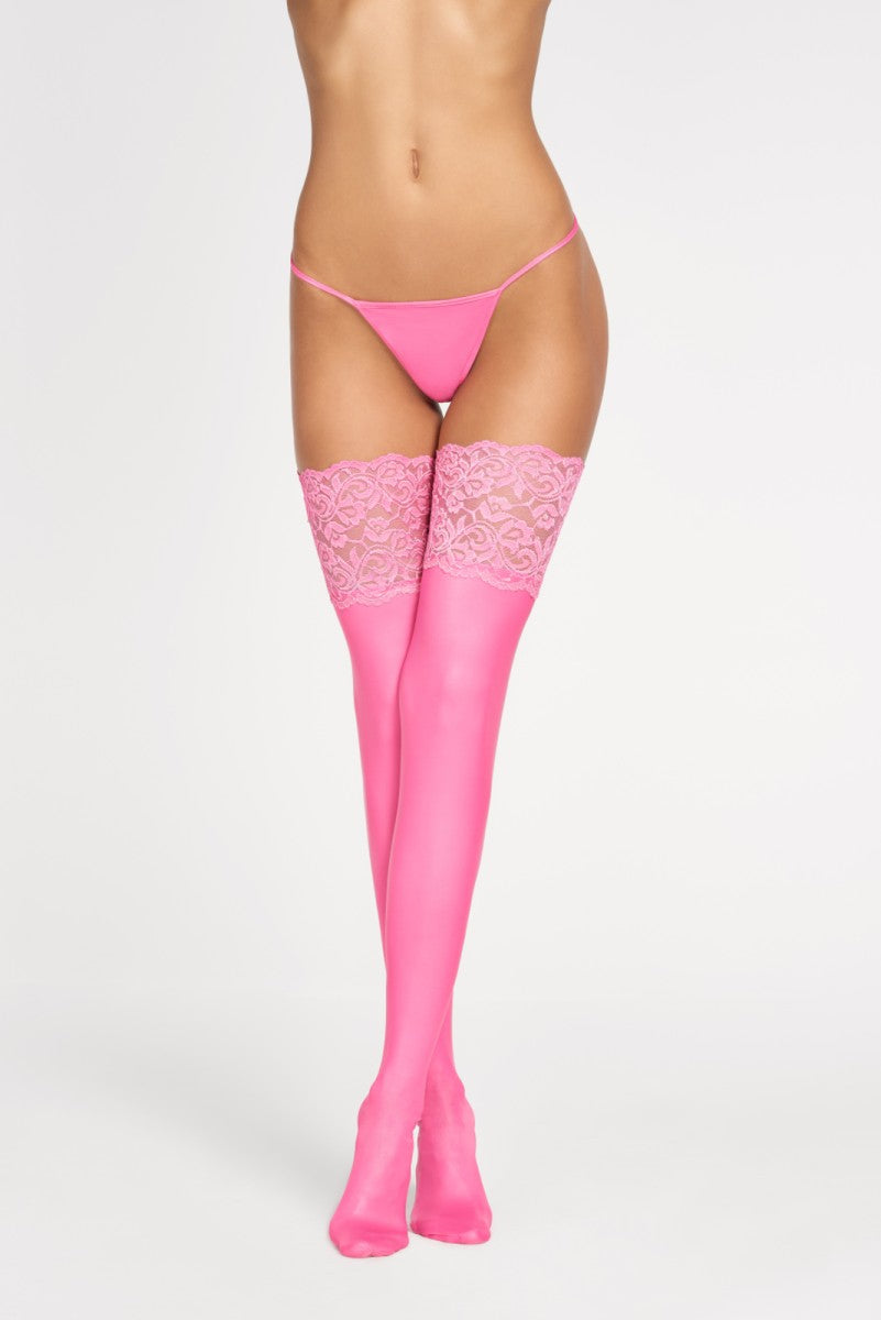 Pinke Strümpfe Loreto - 2XL/3XL