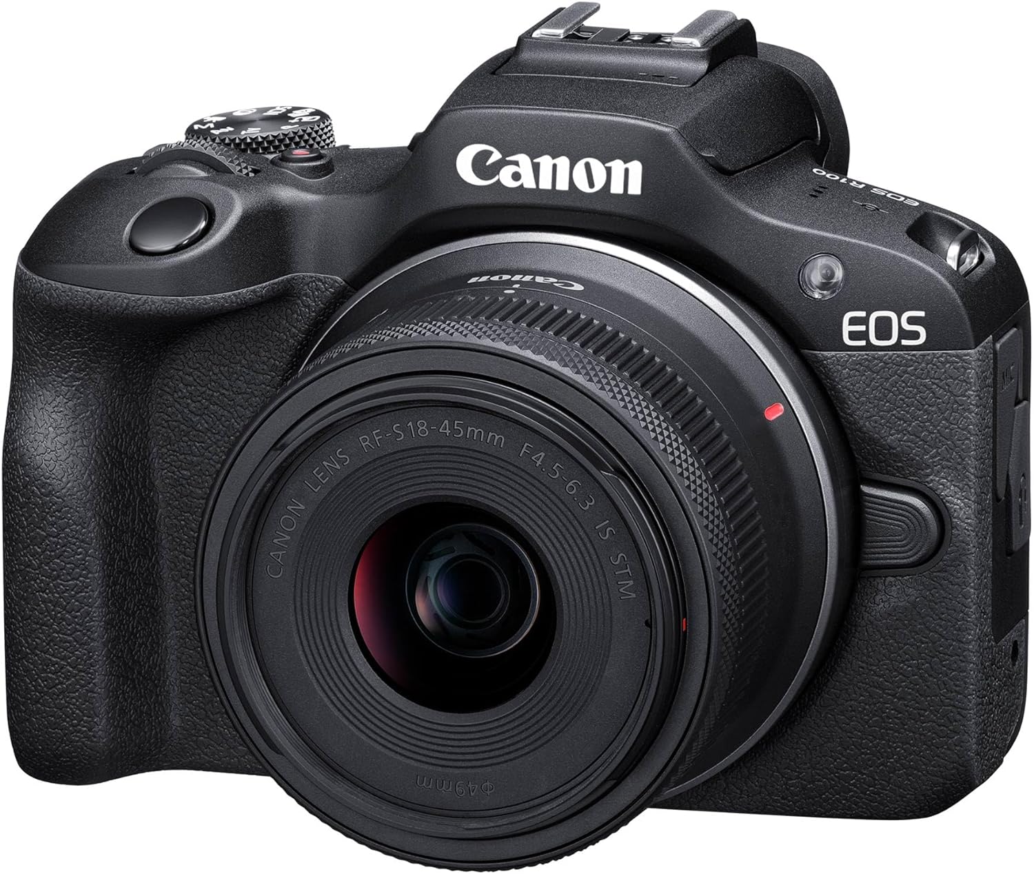 Canon EOS R100 Camera RF-S 18-45mm IS STM Lens