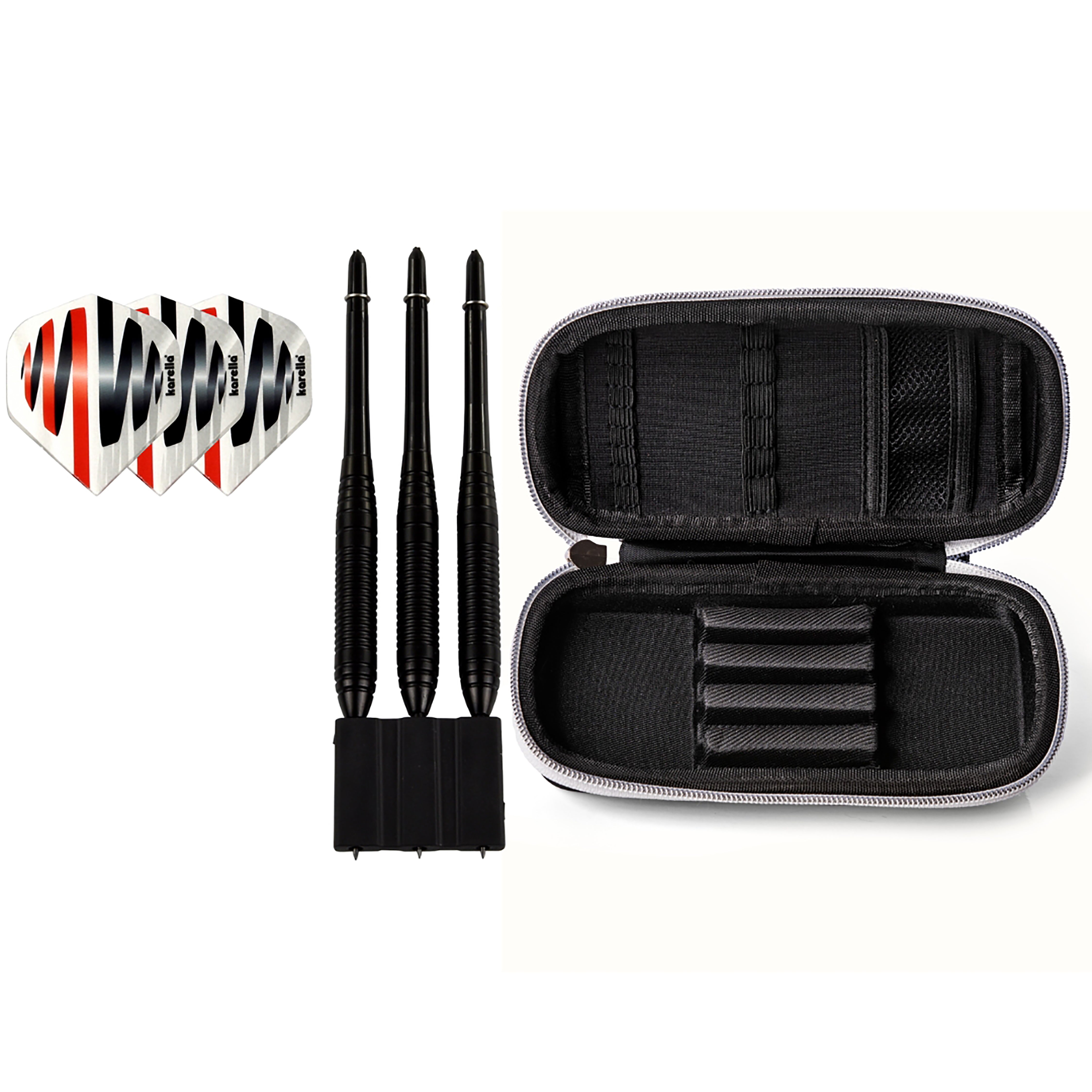 Dart set Winner Blackstar steel + dart case