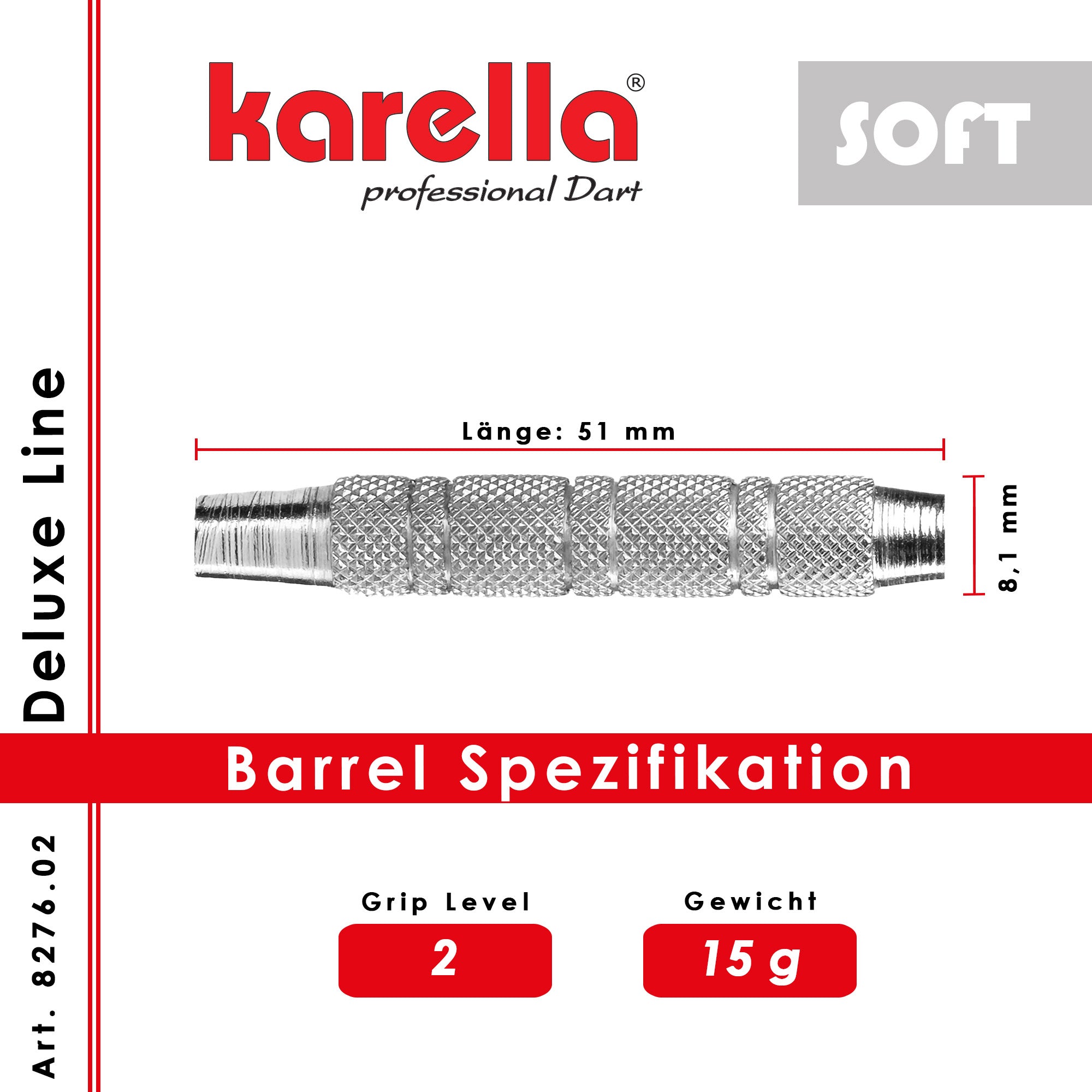 Soft barrel Karella Deluxe DLS-2 15g