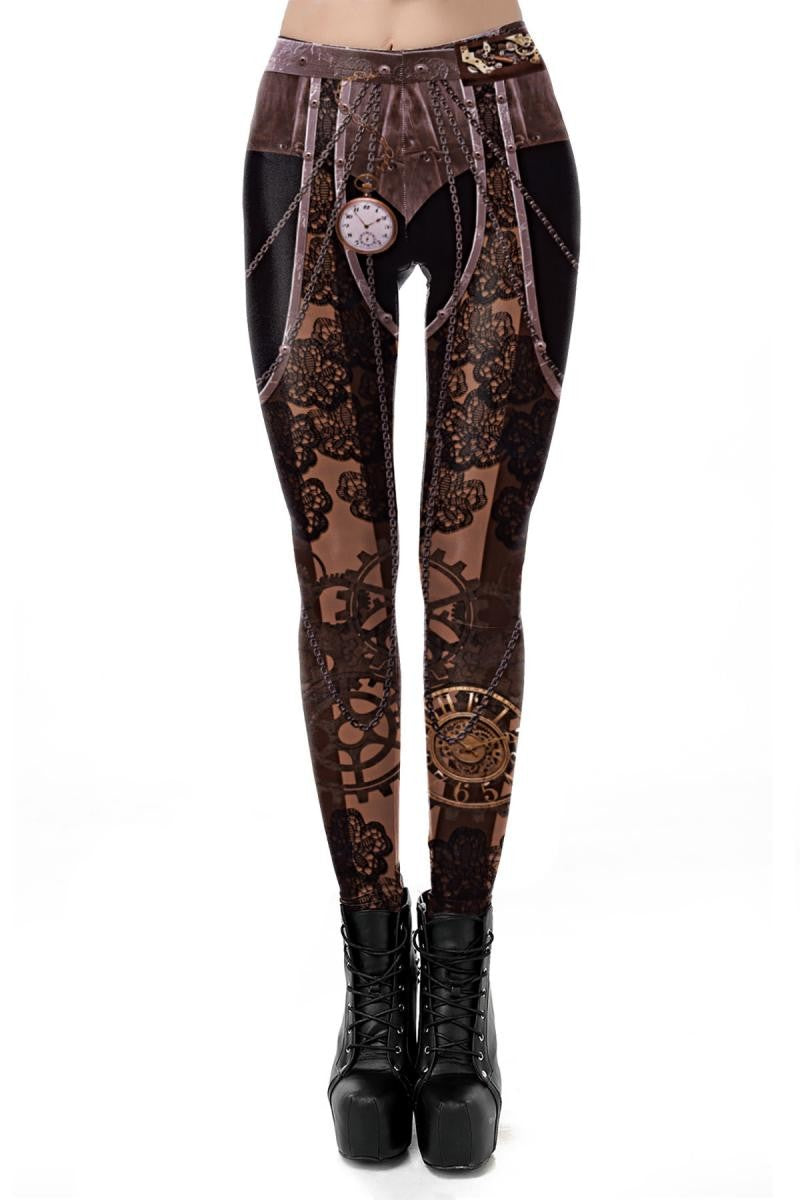 Steampunk Leggings 90515 von Ocultica