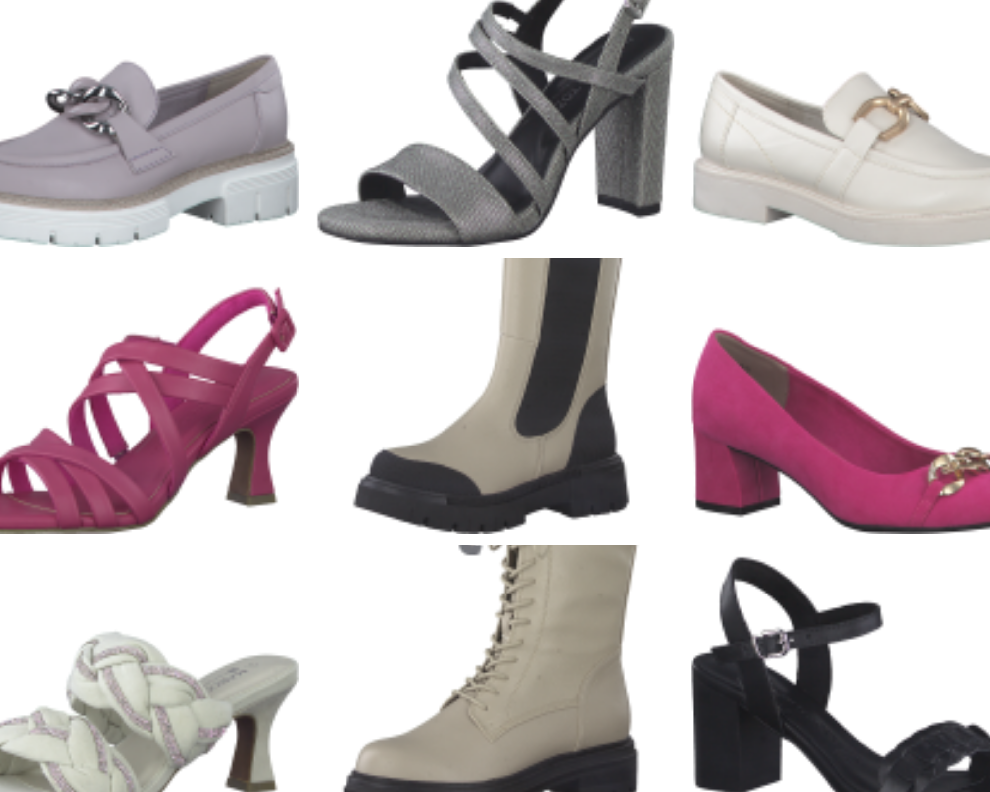 MIX of SHOES women's & men's. European brands.