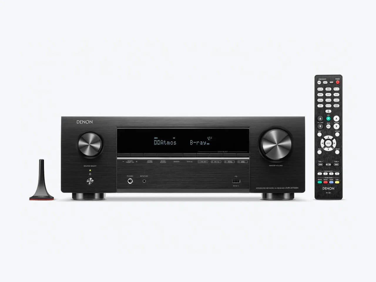 Denon AVRX1700H 7.2-Channel 145W 8K AV Receiver with HEOS Built-in
