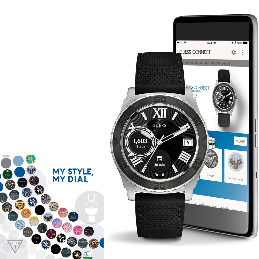 Guess Connect Ace C1001G1 Men's Smart Watch